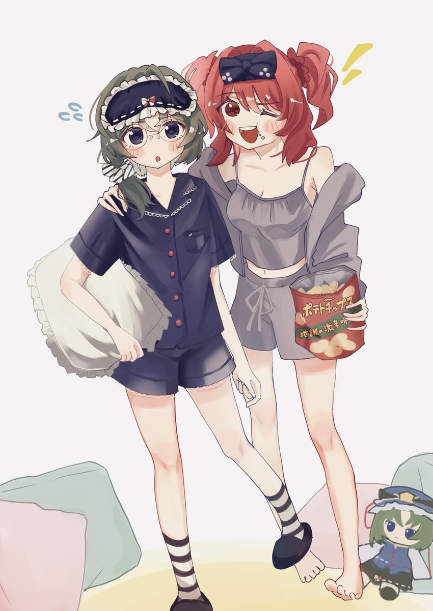 shiki eiki and onozuka komachi (touhou) drawn by eik_s2