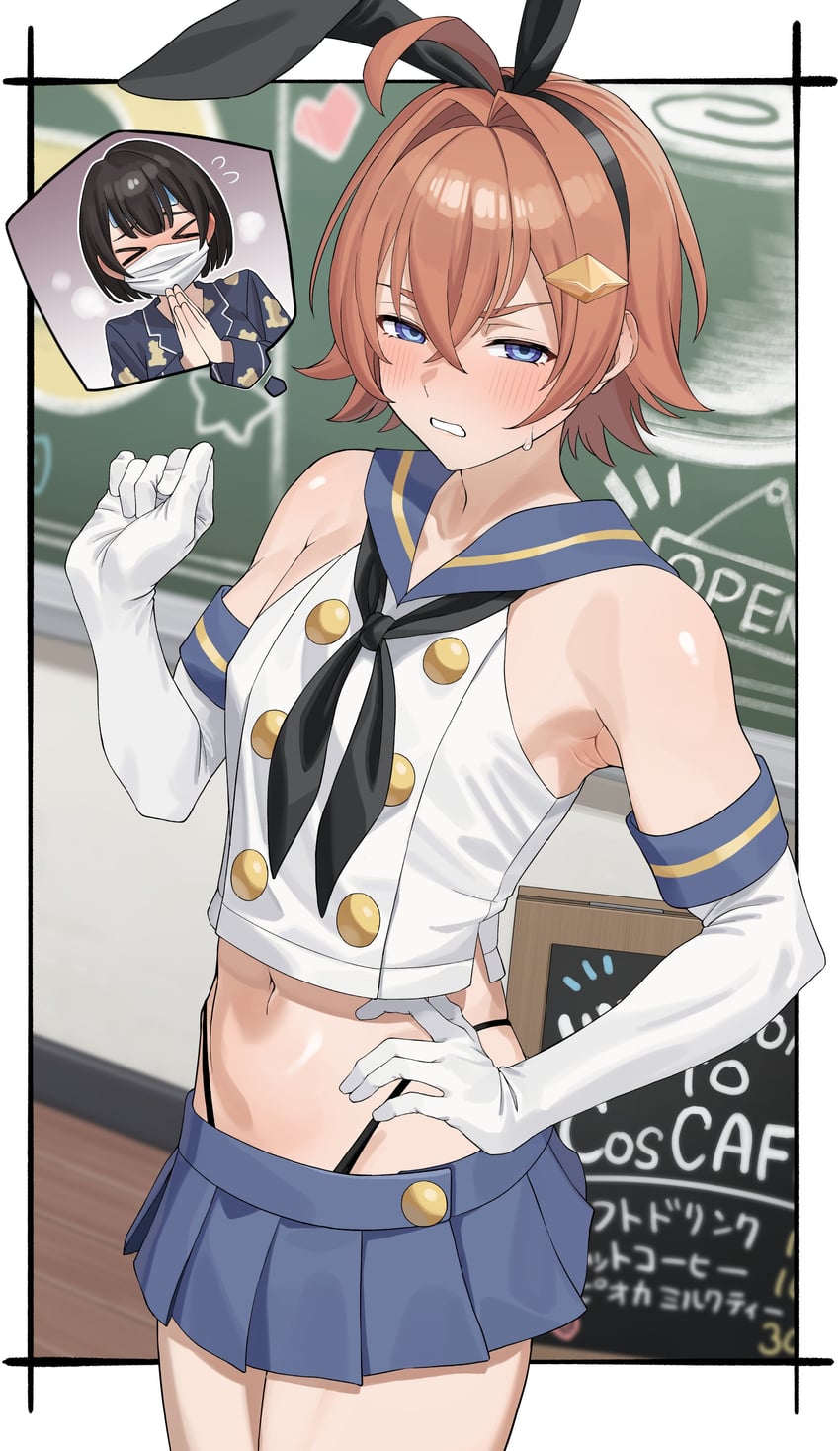 shimakaze (original and 1 more) drawn by bo_(bocky0w0)