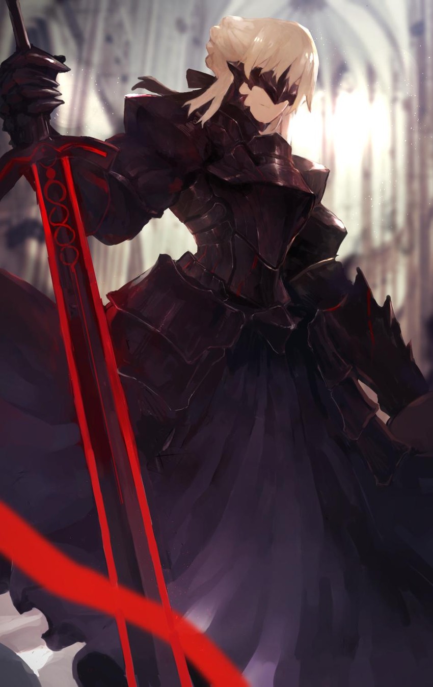 artoria pendragon and saber alter (fate and 2 more) drawn by mono_(jdaj)