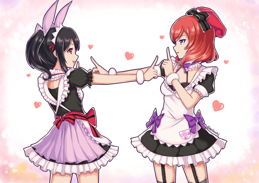 nishikino maki (love live! and 1 more) drawn by kelinch1