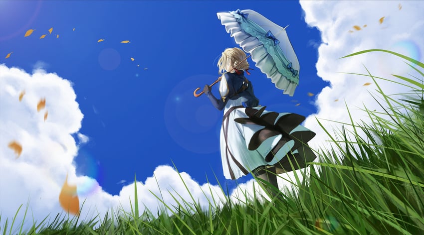 violet evergarden (original and 1 more) drawn by waligner