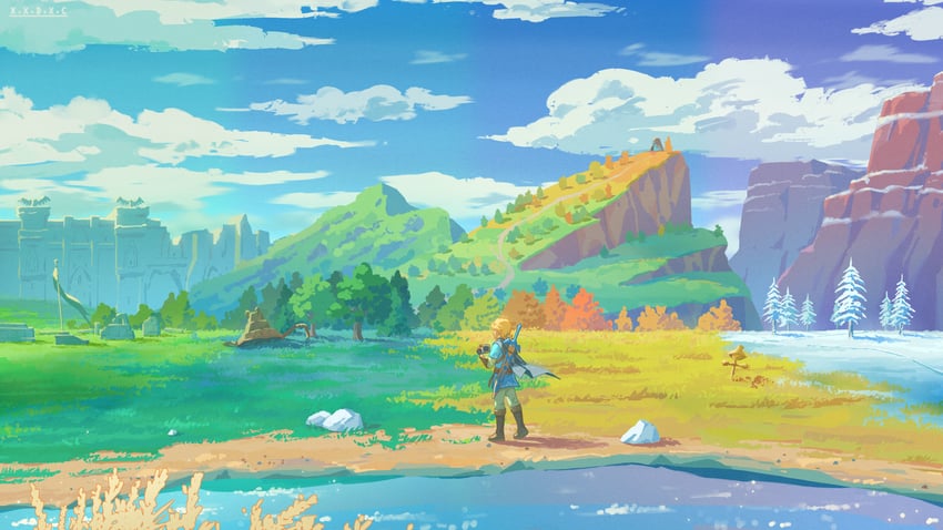 link (the legend of zelda and 1 more) drawn by x.x.d.x.c