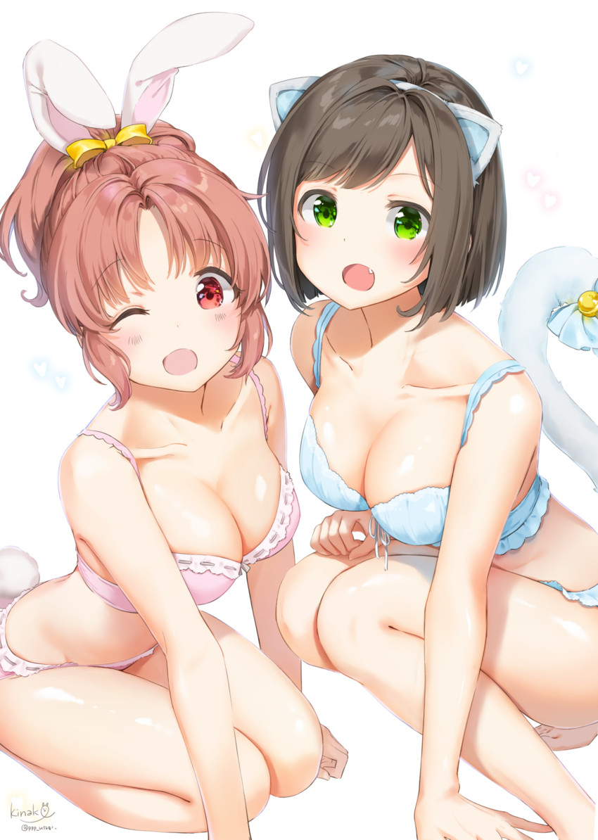 maekawa miku and abe nana (idolmaster and 1 more) drawn by kinako_(shiratama_mochi)