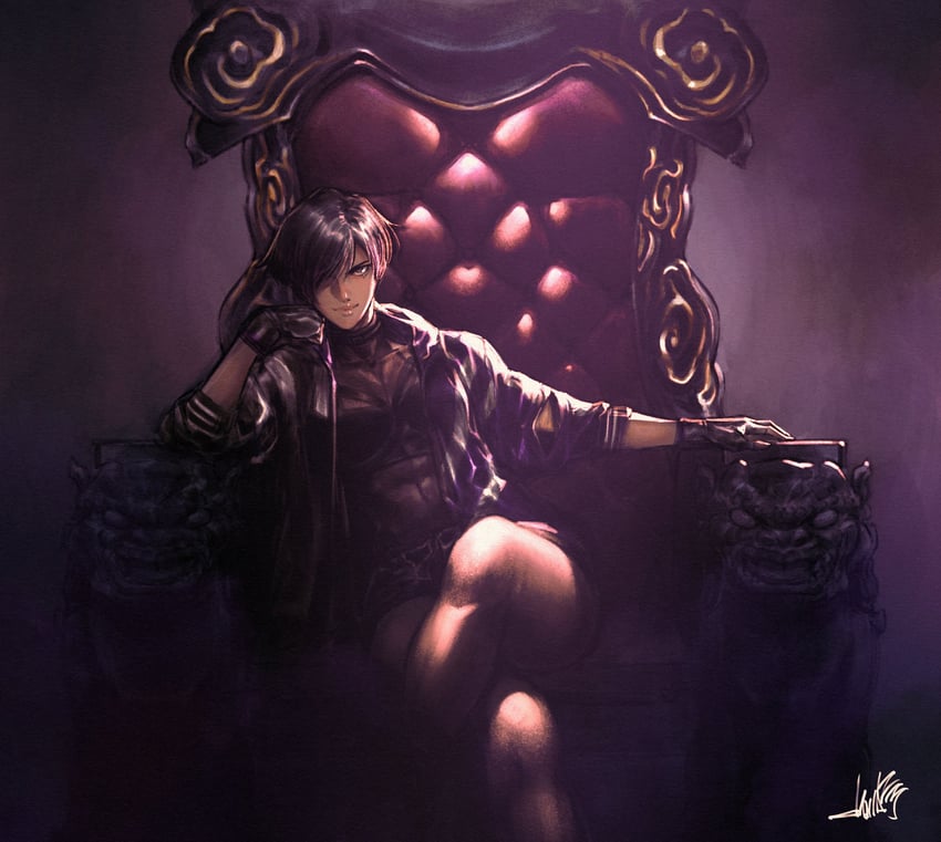 reina (tekken and 1 more) drawn by david_liu
