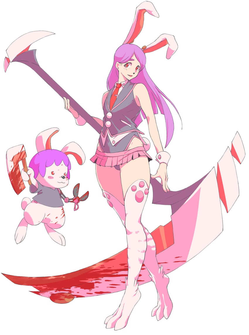 reisen udongein inaba, hisui, and fake hisui (touhou and 2 more) drawn by ukiwagirl