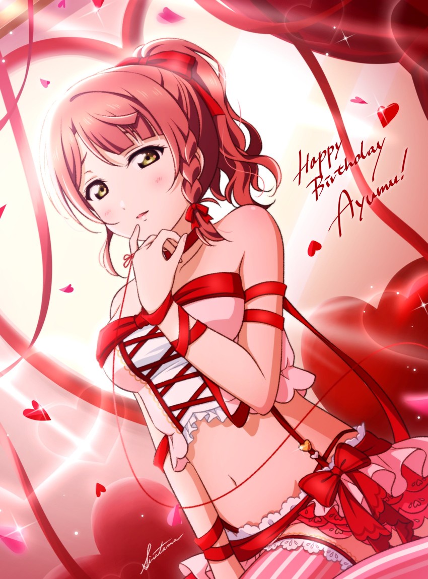 uehara ayumu (love live! and 1 more) drawn by shiratama_(siratama_ll)