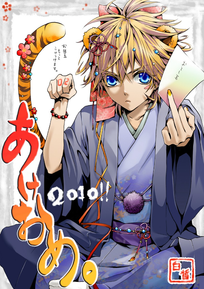 kagamine len (vocaloid) drawn by hakuseki