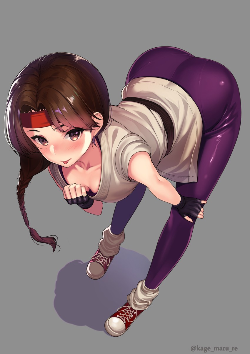 yuri sakazaki (the king of fighters and 1 more) drawn by kagematsuri