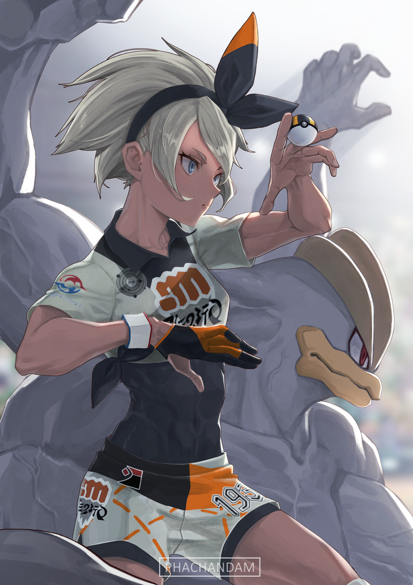 bea and machamp (pokemon and 1 more) drawn by phachandam
