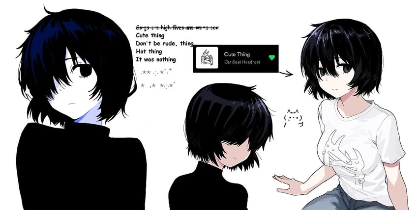 urabe mikoto (nazo no kanojo x and 3 more) drawn by nithzenithh