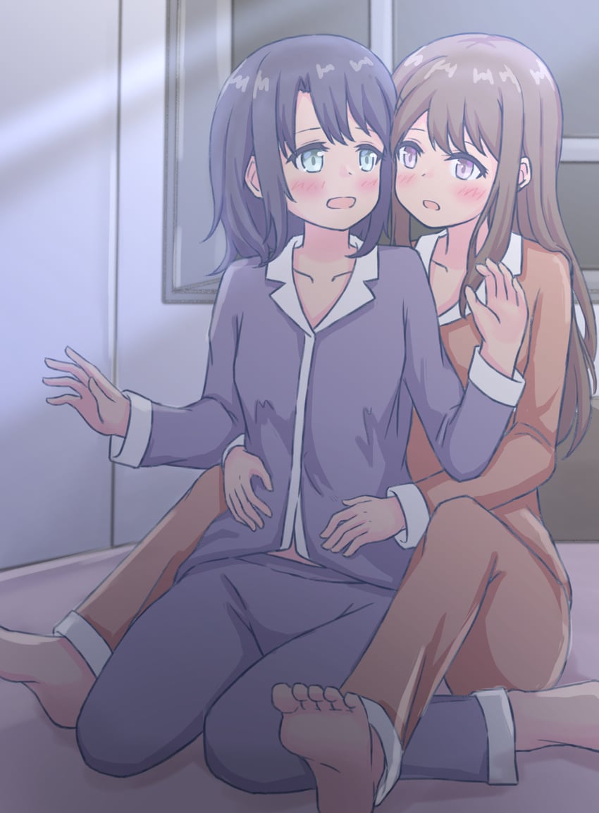 adachi sakura and shimamura hougetsu (adachi to shimamura) drawn by twinklemelon