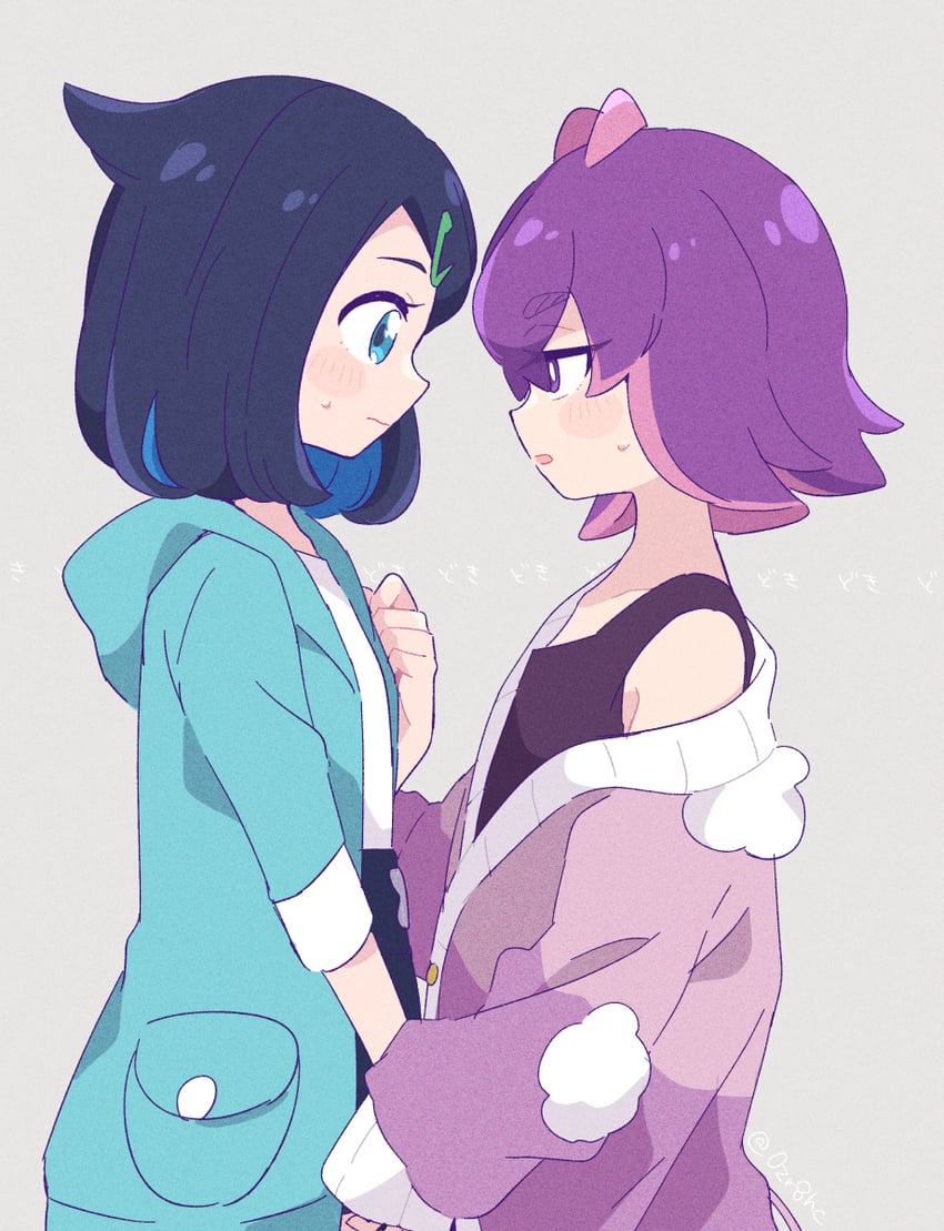 liko and dot (pokemon and 1 more) drawn by 0zr8hc