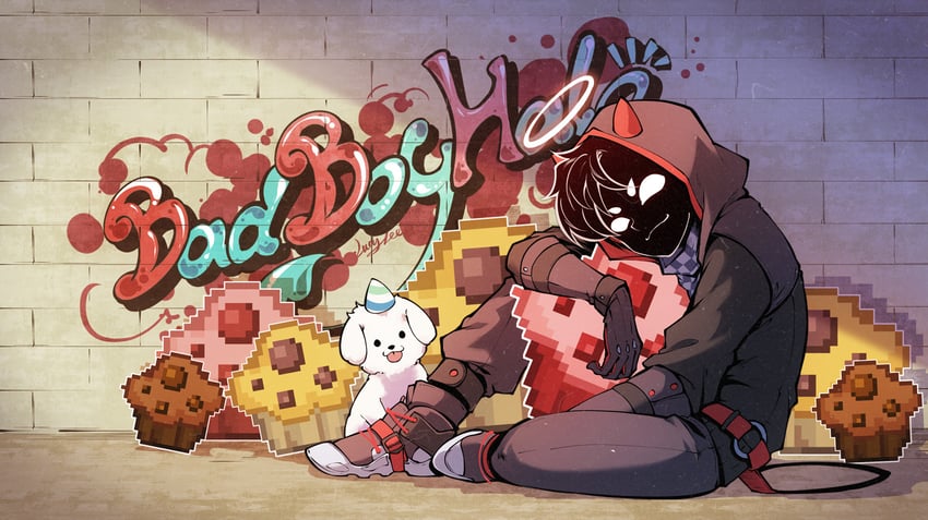 badboyhalo and rat (real life and 2 more) drawn by lucylee158