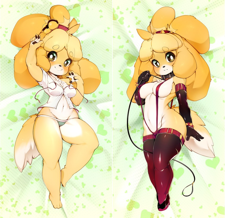 isabelle (animal crossing) drawn by slugbox