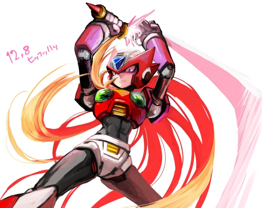 zero (mega man and 1 more) drawn by yuriyuri_(ccc)