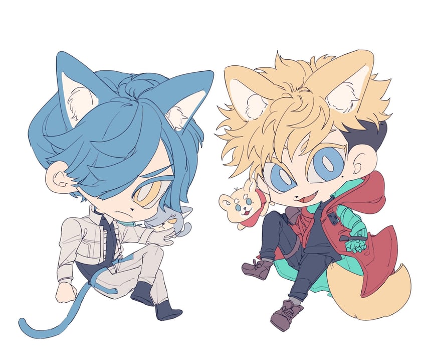 vash the stampede and legato bluesummers (trigun) drawn by sunowu