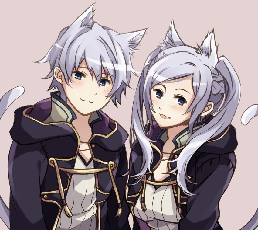 female robin and male robin (fire emblem and 1 more) drawn by mememefe