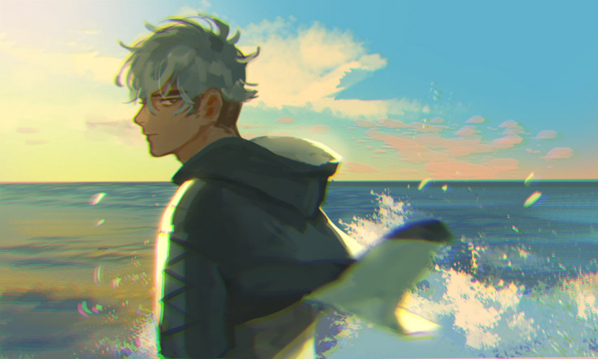 guzma (pokemon and 1 more) drawn by meipu_hm