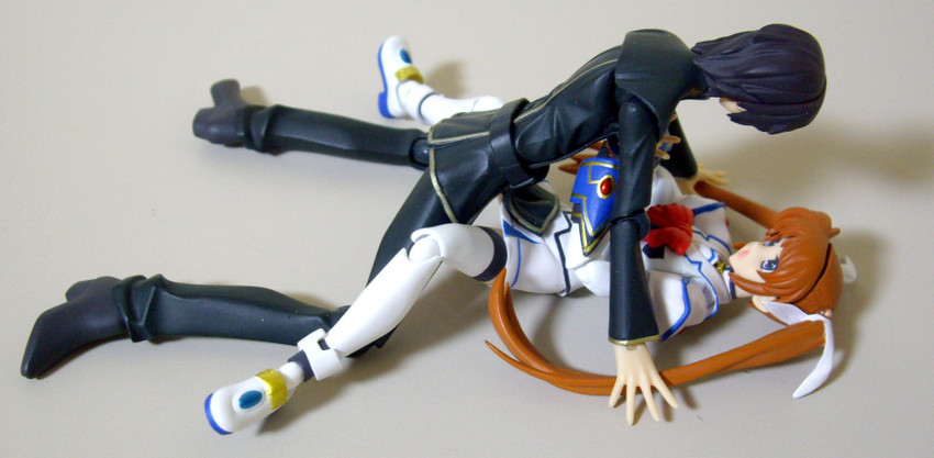 takamachi nanoha and lelouch vi britannia (lyrical nanoha and 3 more)