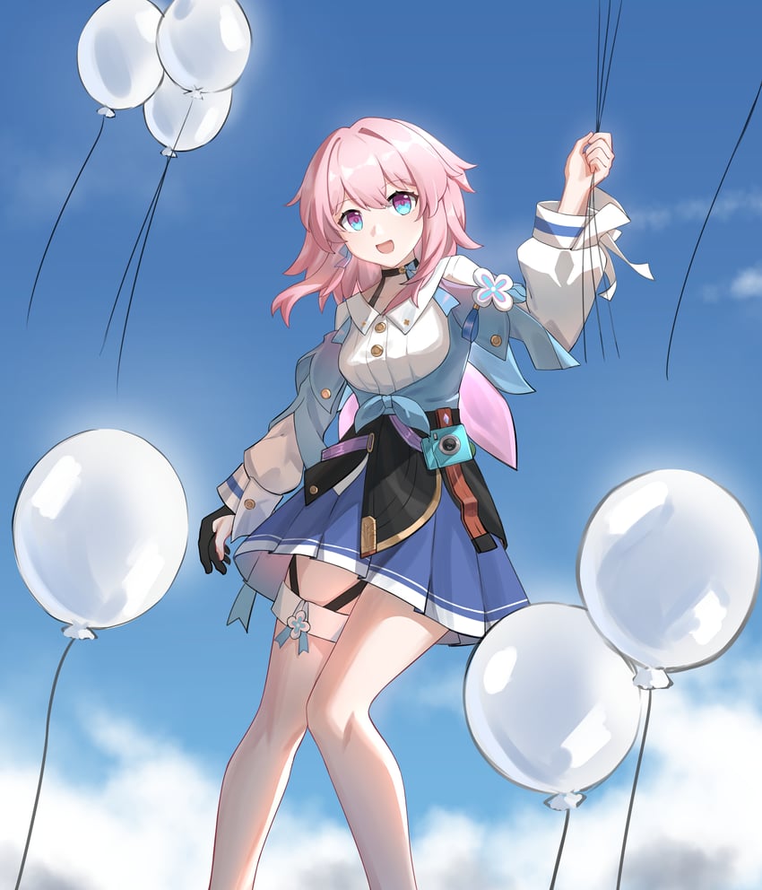 march 7th (honkai and 1 more) drawn by lisebai