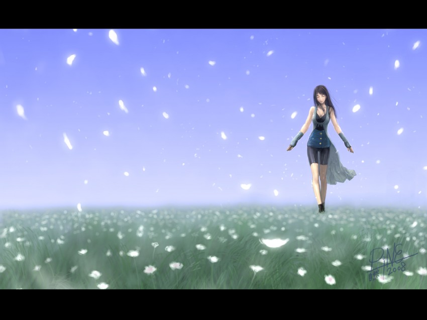 rinoa heartilly (final fantasy and 1 more) drawn by jayun