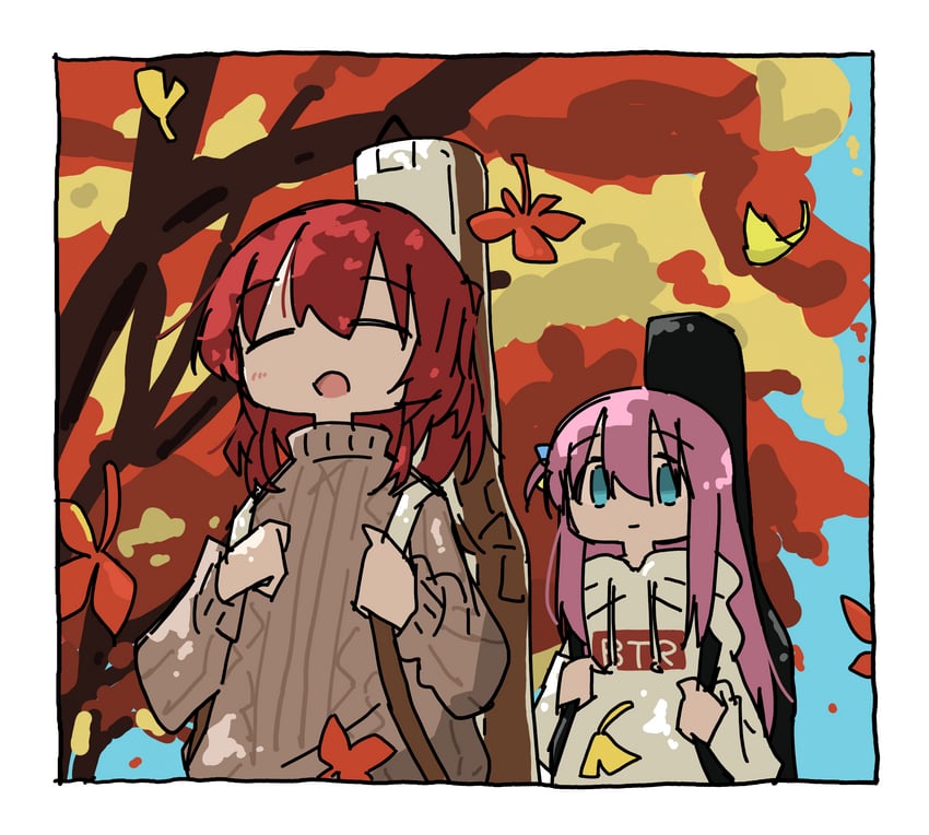 gotoh hitori and kita ikuyo (bocchi the rock!) drawn by tokiwa_(914)