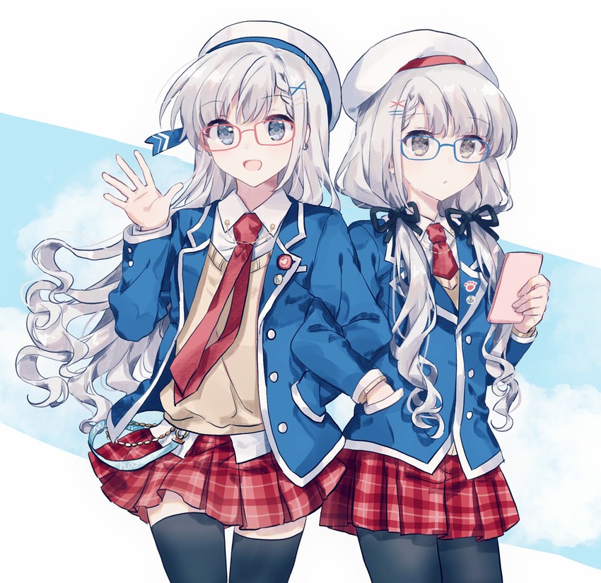 hisakawa hayate and hisakawa nagi (idolmaster and 2 more) drawn by migolu