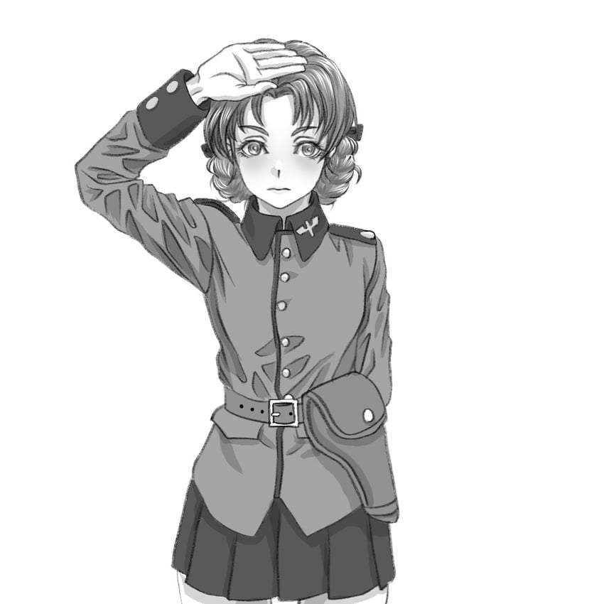 orange pekoe (girls und panzer) drawn by tigern_(tigern28502735)