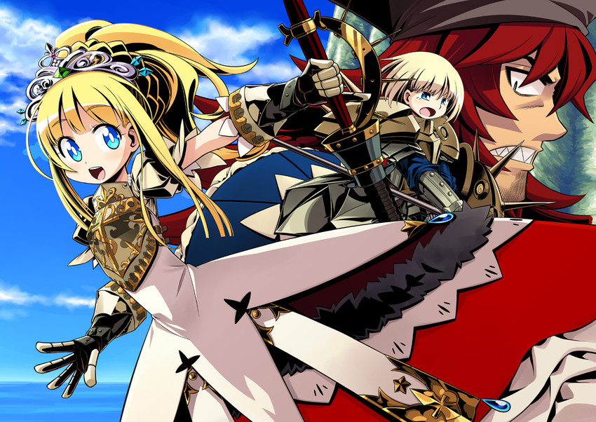 sovereign, phalanx, sovereign 2, phalanx 2, pirate, and 1 more (sekaiju no meikyuu and 1 more) drawn by minami_juujisei