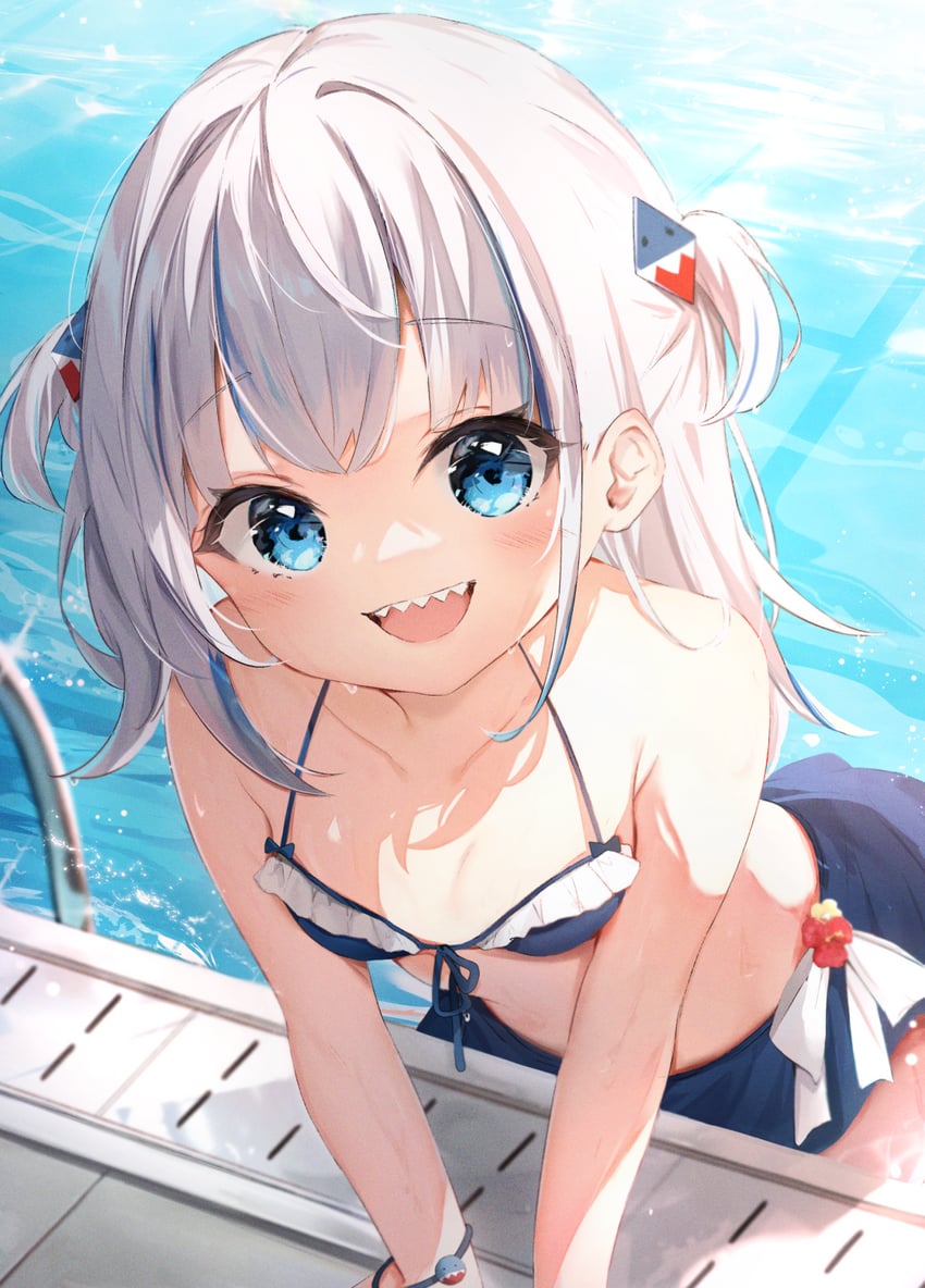 gawr gura (hololive and 1 more) drawn by seboneko