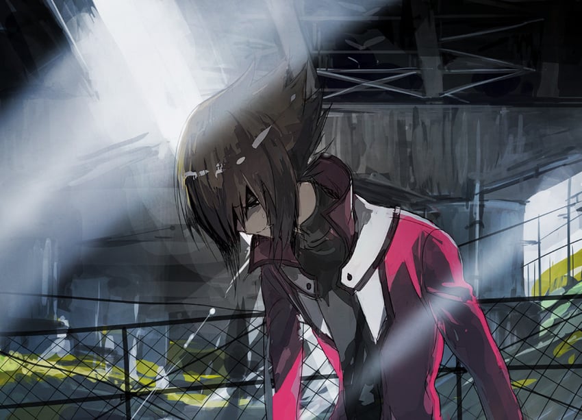 yuki judai (yu-gi-oh! and 1 more) drawn by moribuden
