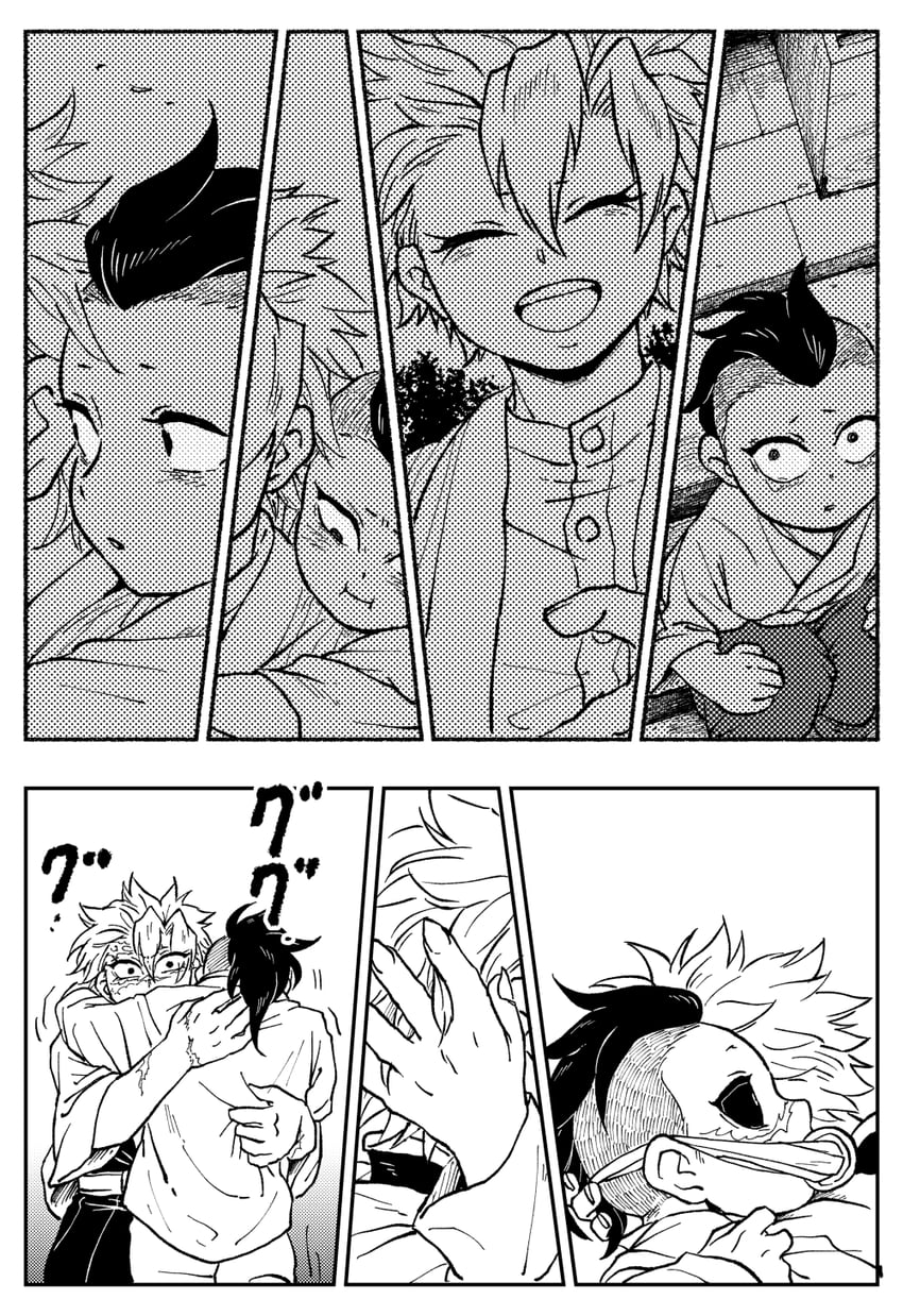 shinazugawa sanemi and shinazugawa genya (kimetsu no yaiba) drawn by youraku