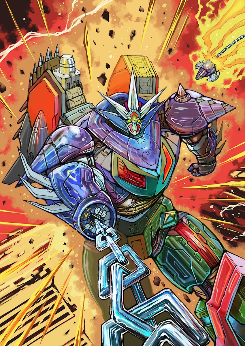 neo getter-1 (getter robo and 1 more) drawn by yamanushi