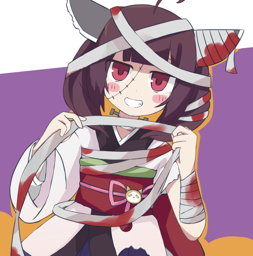 touhoku kiritan and frankenstein's monster (voiceroid) drawn by koodo_(zerueru11)