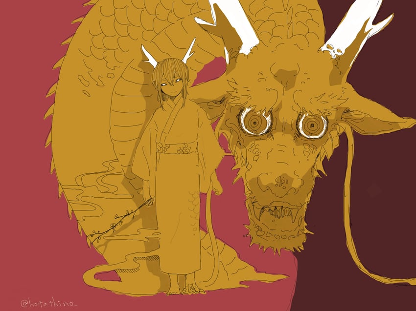 touyouryuu-san (original) drawn by hotathino