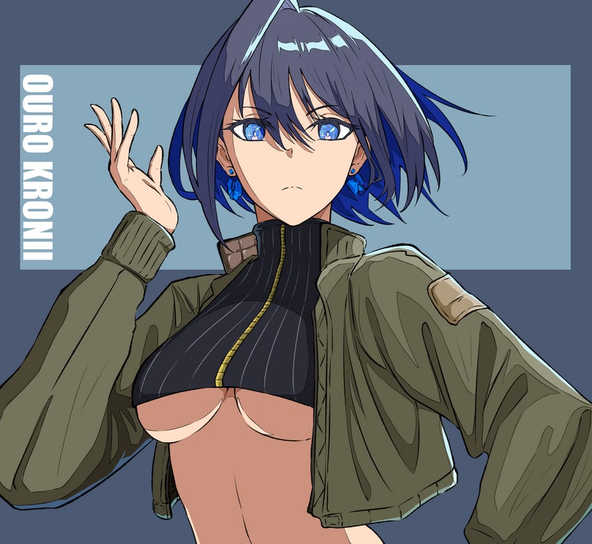 ouro kronii (hololive and 1 more) drawn by sumosumo