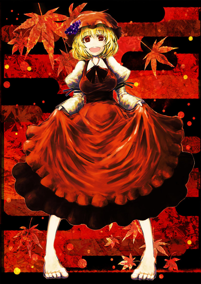 aki minoriko (touhou) drawn by akasia