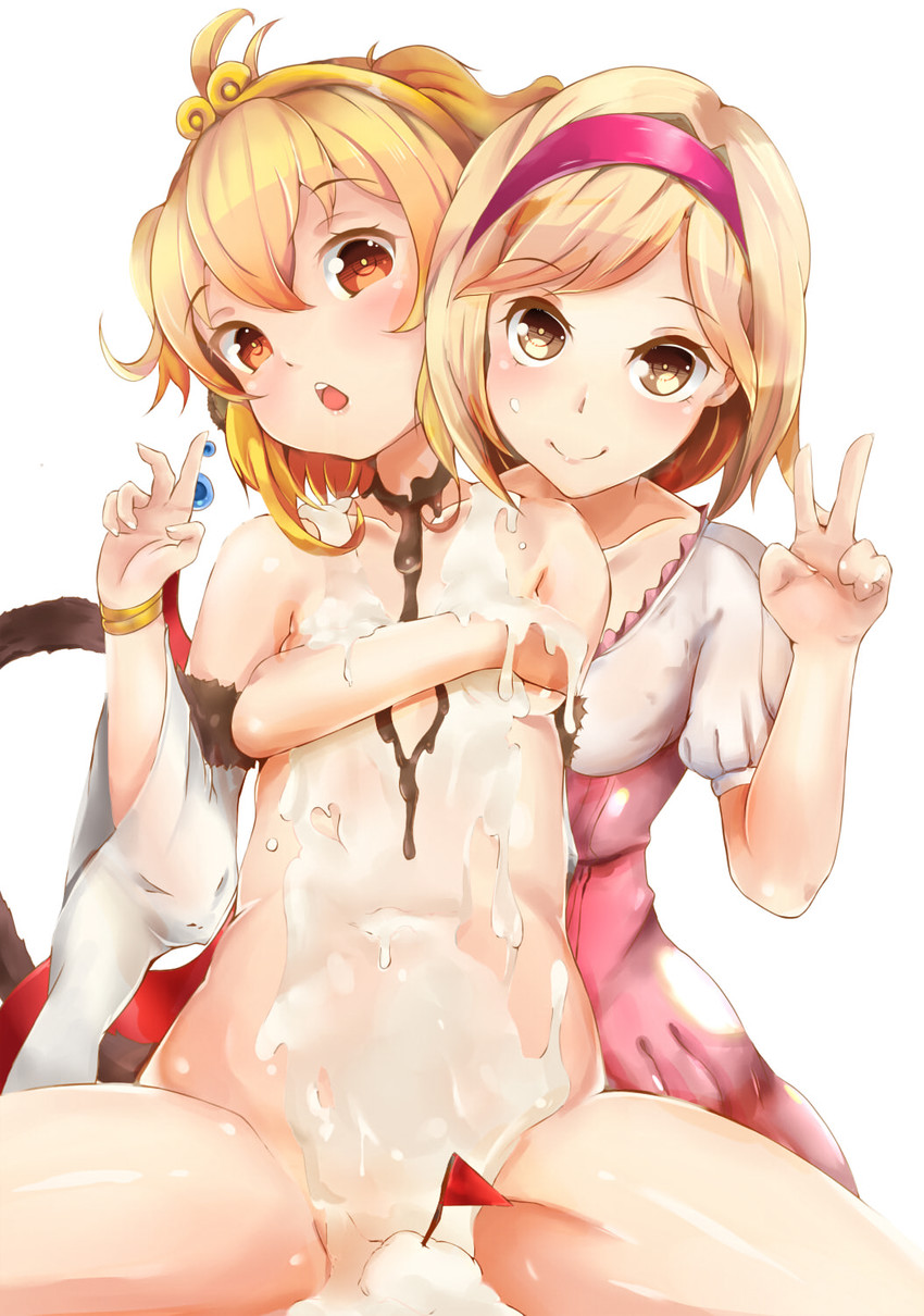 djeeta, andira, and fighter (granblue fantasy) drawn by pingqiong_xiansheng