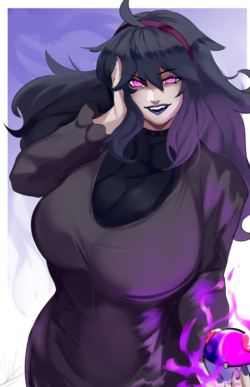 hex maniac (pokemon and 1 more) drawn by puzzledartist