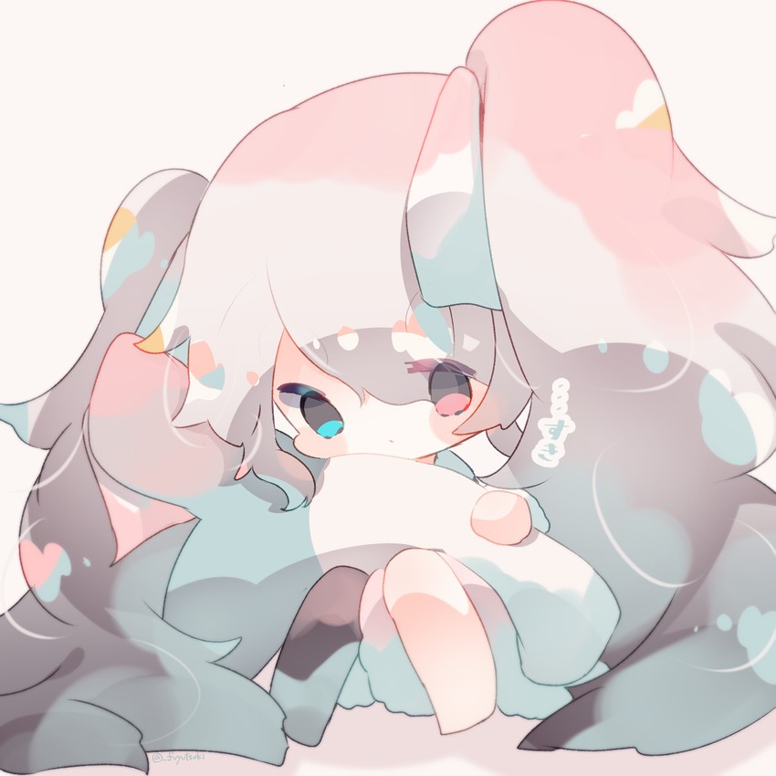 hatsune miku and 25-ji miku (vocaloid and 1 more) drawn by fuyuzuki_gato