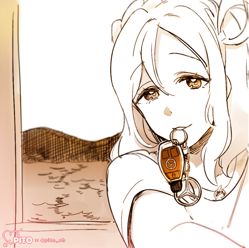 ohara mari (love live! and 1 more) drawn by pito_(sh02327)