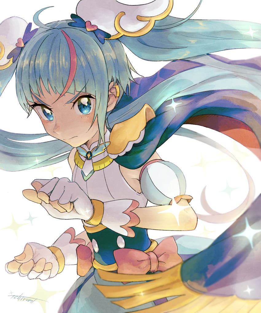 sora harewataru and cure sky (precure and 1 more) drawn by ichiromi