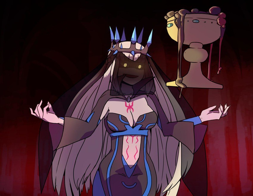 morgan le fay (fate and 1 more) drawn by hasselnut