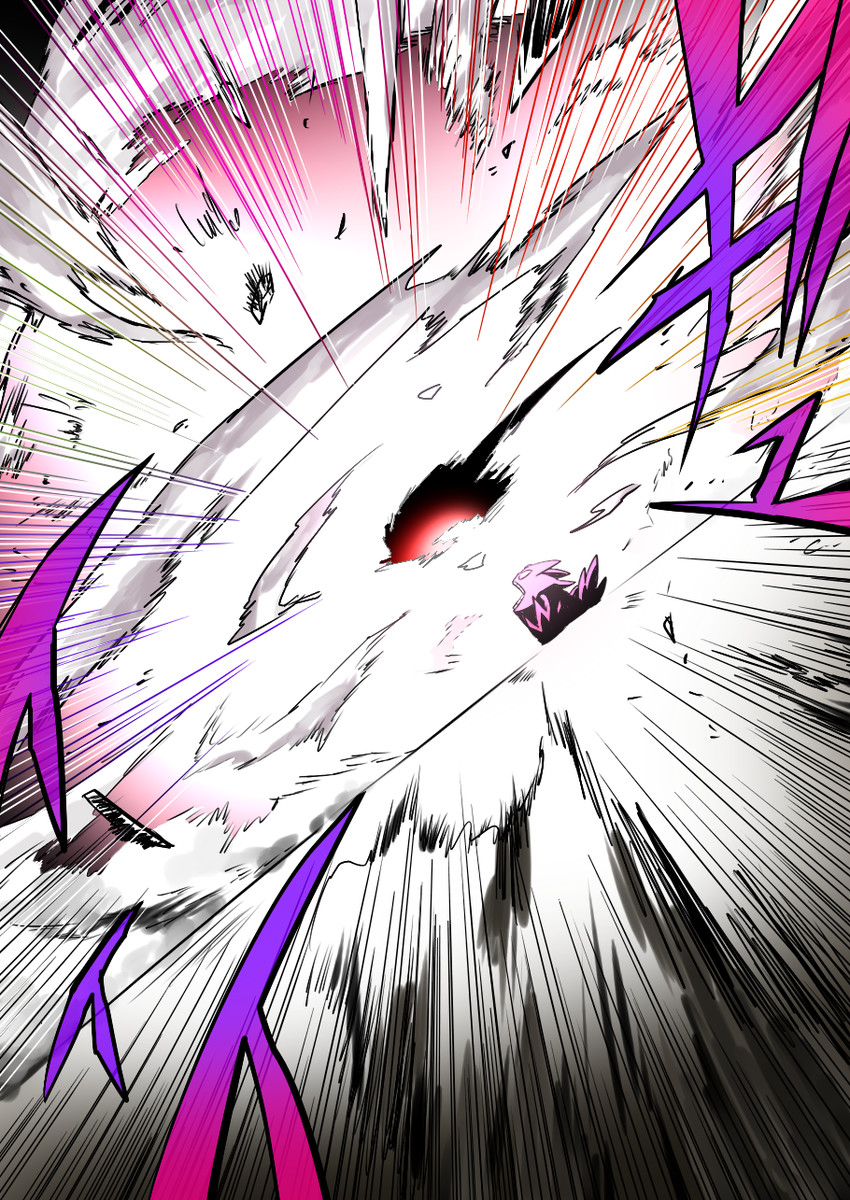 gengar and mega gengar (pokemon) drawn by noel_(noel-gunso)