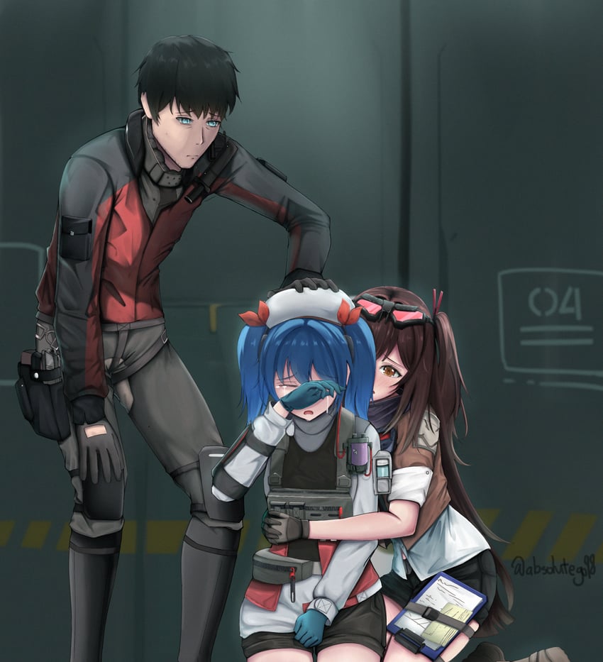 commander, colphne, and mayling shen (girls' frontline and 1 more) drawn by arcadeshoujo