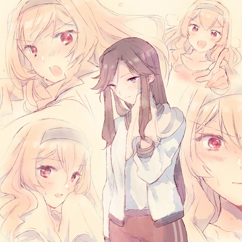 saijou claudine and tendou maya (shoujo kageki revue starlight) drawn by wato_(ko)