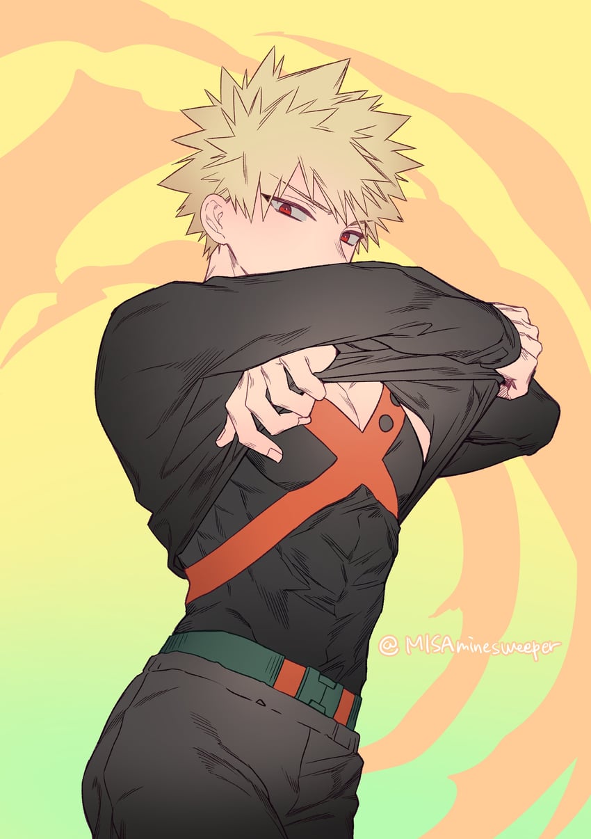 bakugou katsuki (boku no hero academia) drawn by misa_(jjin_miryeon)