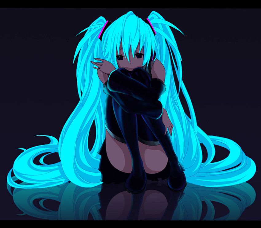 hatsune miku (vocaloid and 1 more) drawn by ma-yu