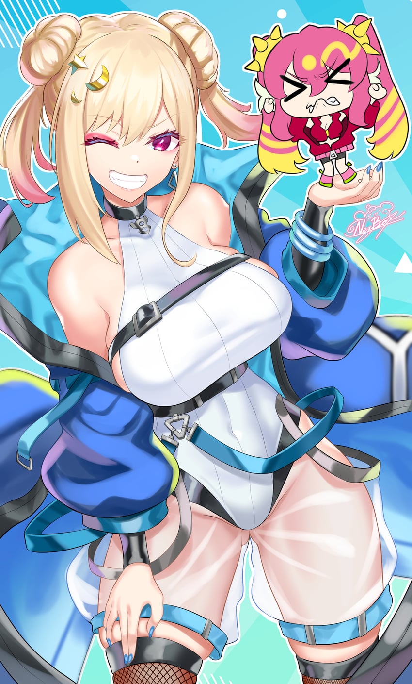 kitagawa marin, lil-la, ki-sikil, evil twin lil-la, and live twin ki-sikil (yu-gi-oh! and 1 more) drawn by nez-box