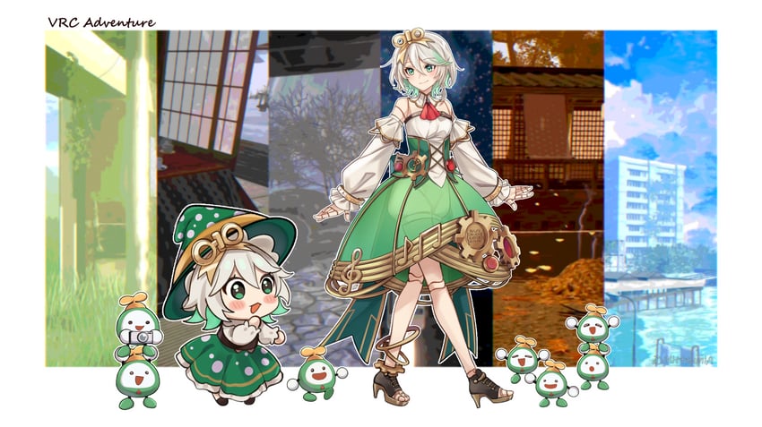 cecilia immergreen and otomo (hololive and 1 more) drawn by mittsu